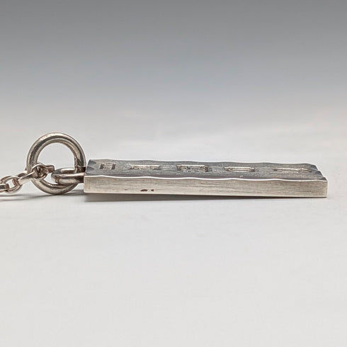 1977年 英国 純銀製 ジュビリーインゴットペンダント&純銀製チェーン 計21g  Excalibur Jewellery②